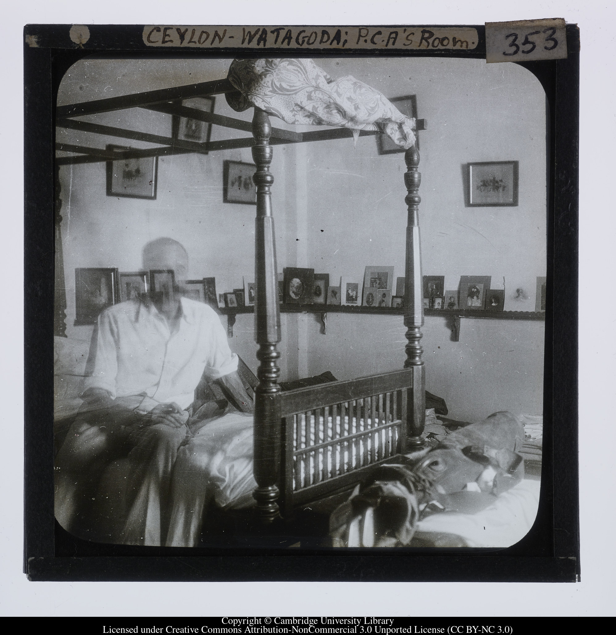Ceylon [i.e. Sri Lanka] - Watagoda; PCA&#39;s Room, 1910 - 1911